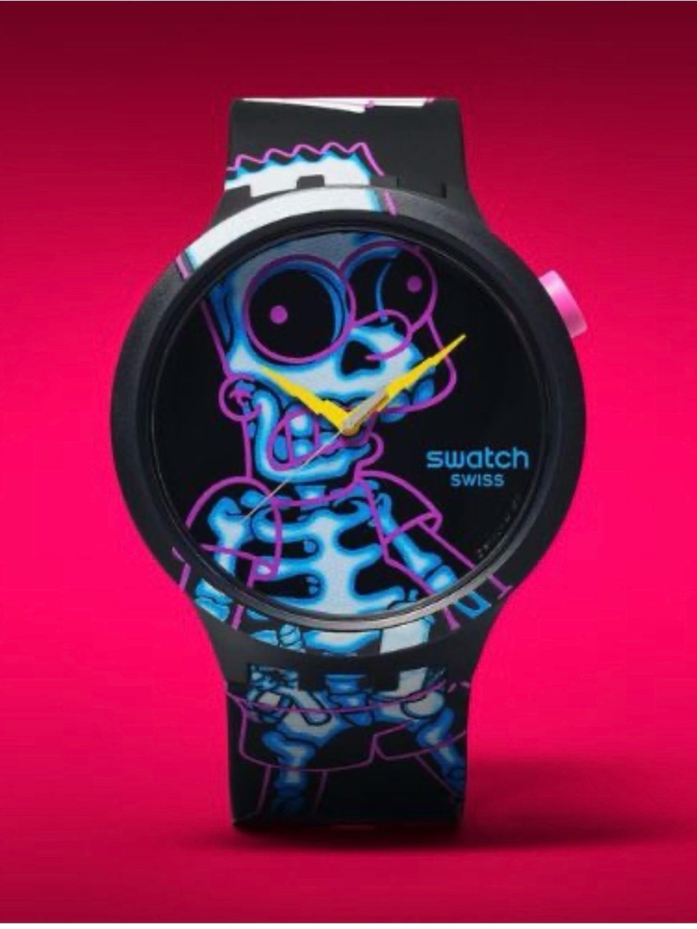 Swatch Bart Simpson Ay Caramba! Watch - New In Box
